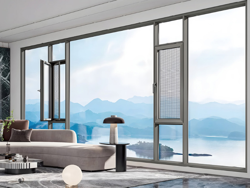 95/105雙內開斷橋平開窗